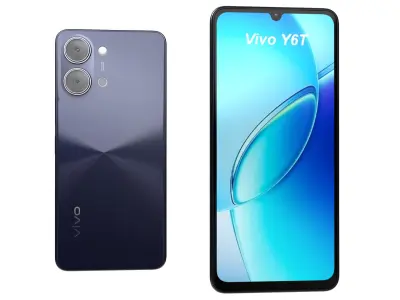 Vivo Y6t All Colors 3D model