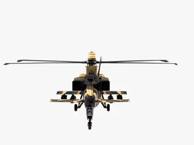 Agusta A129 Mangusta High Detail Military Attack Helicopter  3D model
