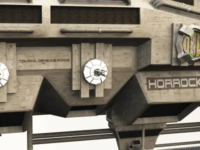 CDF Horrock Support Frigate 3D model