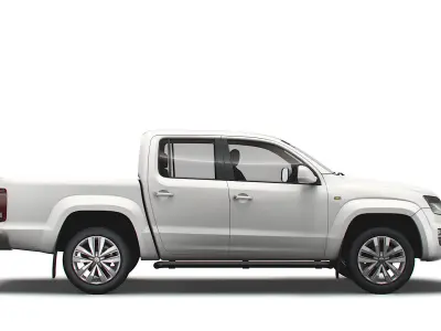 Volkswagen Amarok Highline DoubleCab UK-spec 2020 3D model