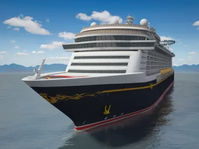 Disney Dream Cruise Ship 3D model