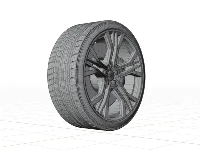 Audi A7 Sportback 2018 Wheel 3D model