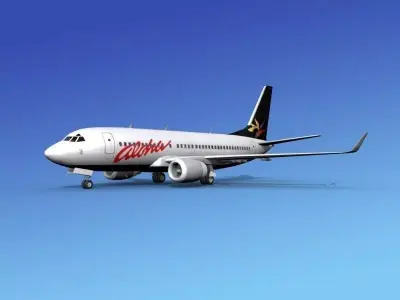 Boeing 737-700ER Aloha 3D model