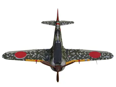 Nakajima Ki44 Tojo type II kou 3D model