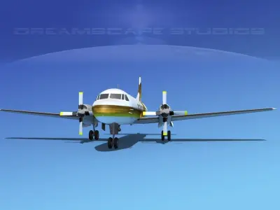 Convair CV-580 Aero California 3D model
