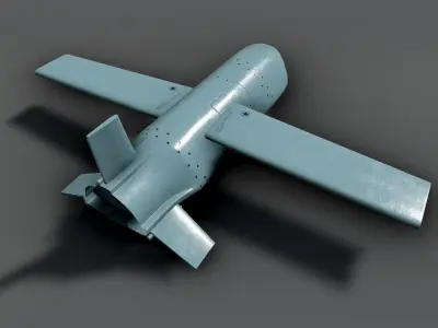 LOCAAS unmanned aerial vehicle - unmanned aerial vehicle Low-poly 3D model