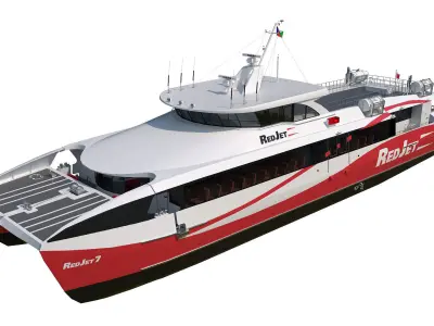  Passenger ferry 3D model