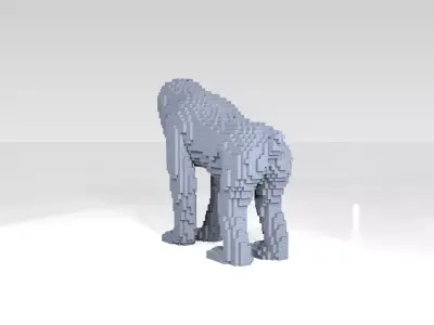 Monkey Voxel 3D model