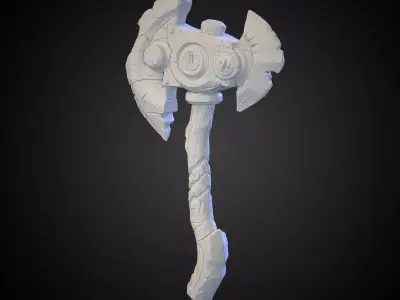 Stylized Axe 11 3D model