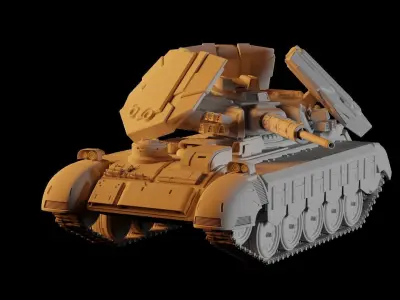 Mirage Tank 3D print model