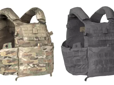 LBT 6094 PLATE CARRIER Low-poly 3D model