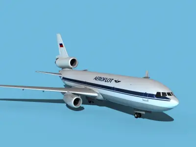 McDonnell Douglas MD-11 Aeroflot 3D model