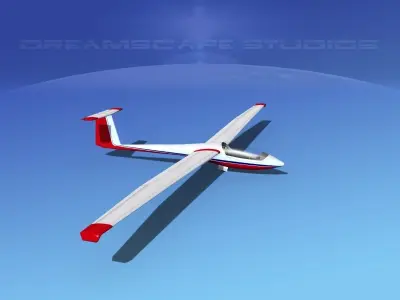 Centrair C-101 Pegase V03 Low-poly 3D model