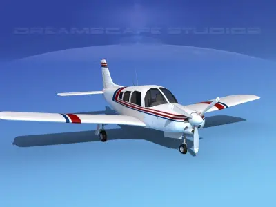 Piper Turbo Arrow 240 V01 3D model