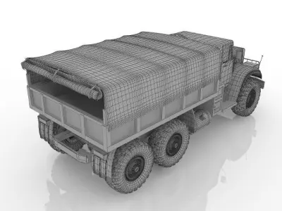 Kraz vehicle 3D model