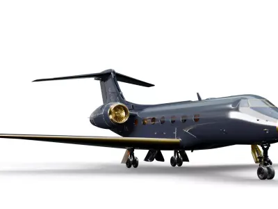 Private Jet 3D Model Animated 3D model
