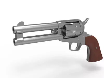 Revolver of agent Whiskey from Kingsman The Golden Circle 2017 3D model