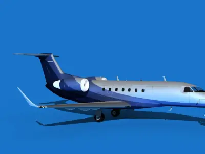 Embraer Praetor 600 V05 3D model