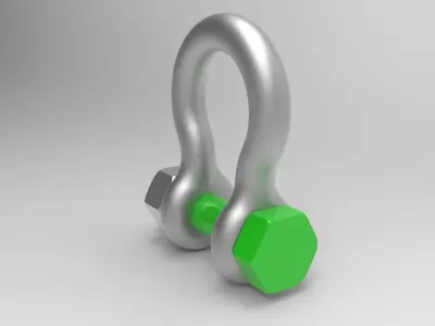 NURBS ANCHOR SHACKLE 3D model