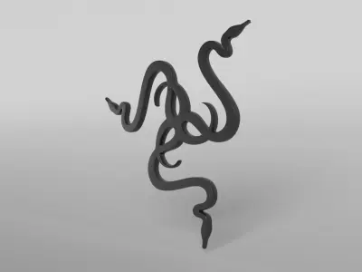 Razer Logo v2 002 Free low-poly 3D model