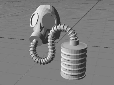 Gasmask Type 3 3D model