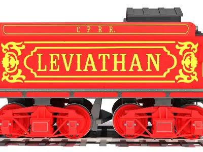 Locomotive Tender 3D model