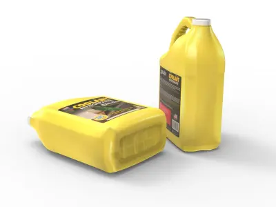 Antifreeze - Coolant Bottle Low-poly 3D model