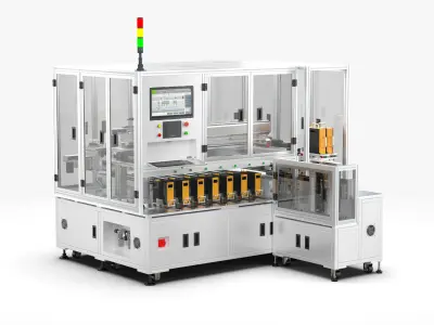 Fully Automatic 18650 Battery Sorting Machine 3D model