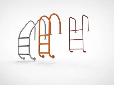 Boat stairs deck 3D model