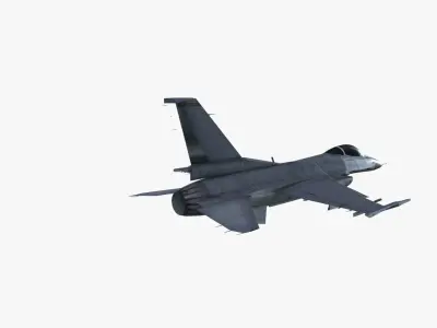 Low Poly F 16 Falcon Low-poly 3D model