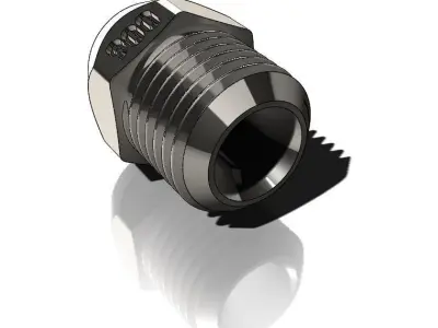 Flat jet nozzle Lechler Festo Camozzi 3D print model