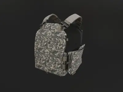 FirstSpear AAC Vest Low-poly 3D model