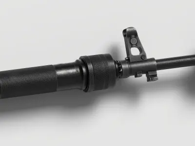 Dead Air Wolverine Supressor Low-poly 3D model