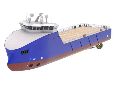 Tug Supply Vessel 3D model