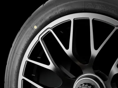 Yokohama Advan A052 New Real World Details 3D model