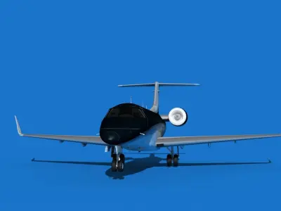Embraer Praetor 600 V09 3D model