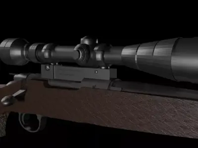 M40 Sniper Free low-poly 3D model