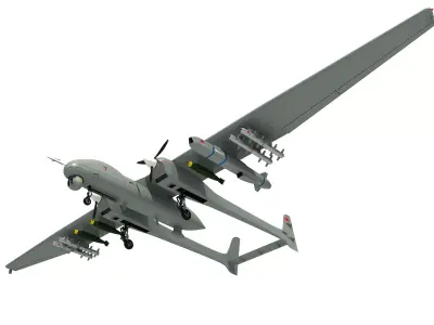 AKSUNGUR UAV ANKA-2 3D model