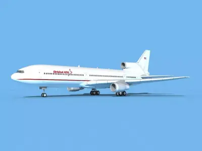 Lockheed L-1011 NASA ALV 3D model