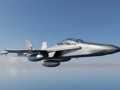 F - 18 Fighter Jet 3D model