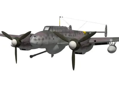 Messerschmitt Bf110 G2R1 3D model