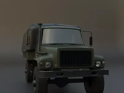 gaz truck 3D model