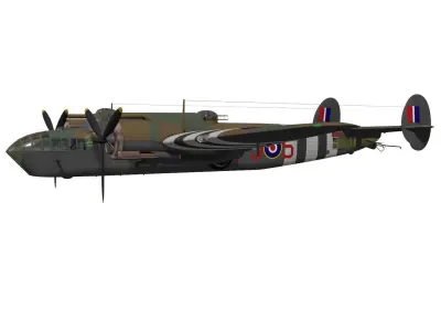 Armstrong Whitworth Albemarle 3D model