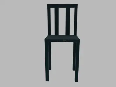 Soviet chair Free low-poly 3D model
