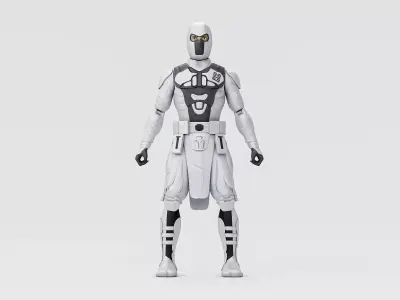 G I Joe Core Ninja Figure Scorpion Low-poly 3D model