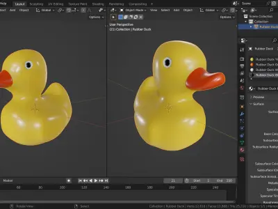 Free Rubber Duck 3d Model Free 3D model