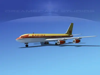 Boeing 707-320 3D model