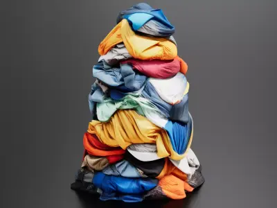 Dirthy Cloths 02 3D print model