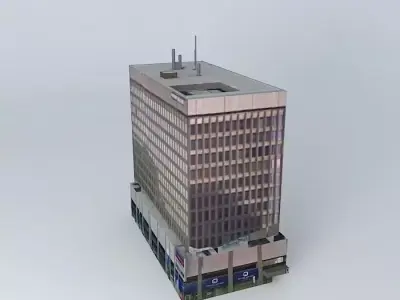 Effort Square Office Tower Free 3D model