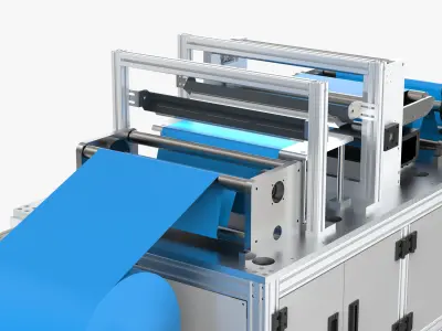 Automatic CCD Winding Inspection Machine 3D model